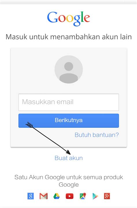 cara mendaftar akun gmail baru